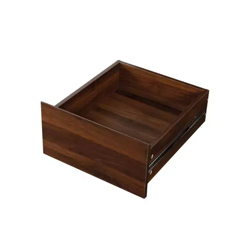 59.09IN Bureau Debout Moderne avec Tiroirs, Bureau d'Angle avec Table Extensible, Bureau Réglable pour Salon, Bureau, Étude, Noyer