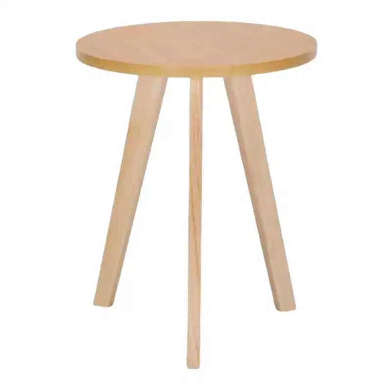 Table d'appoint en bois d'hévéa style maison de ferme