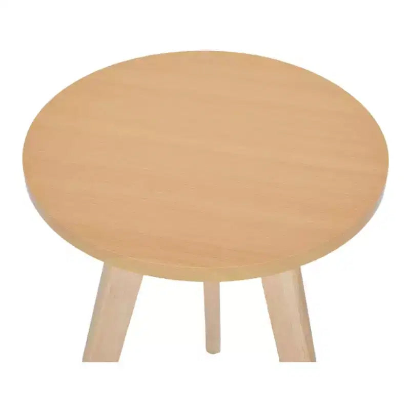 Table d'appoint en bois d'hévéa style maison de ferme