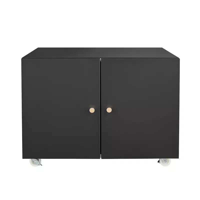 Meuble d'imprimante avec rangement, caisson de classement mobile en métal pour l'organisation du bureau à domicile
