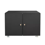 Meuble d'imprimante avec rangement, caisson de classement mobile en métal pour l'organisation du bureau à domicile