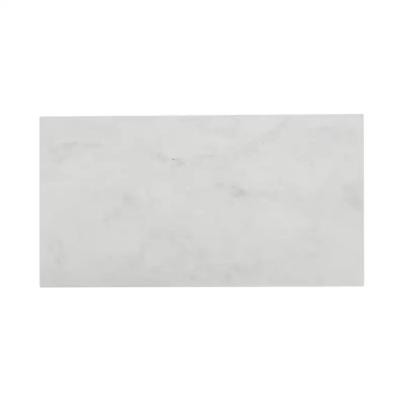 24.25 Table d'appoint et de canapé en forme de C en métal industriel de designer avec plateau en marbre blanc
