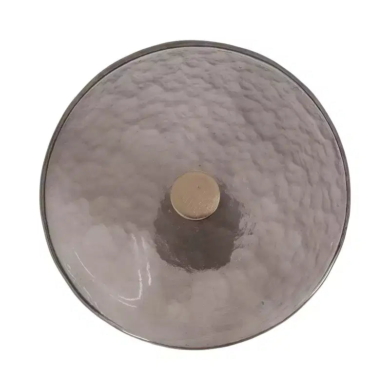 Table d'appoint ronde en verre