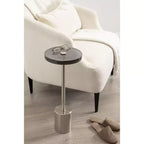 Table d'appoint ronde en verre