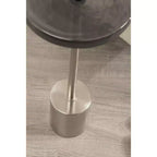 Table d'appoint ronde en verre