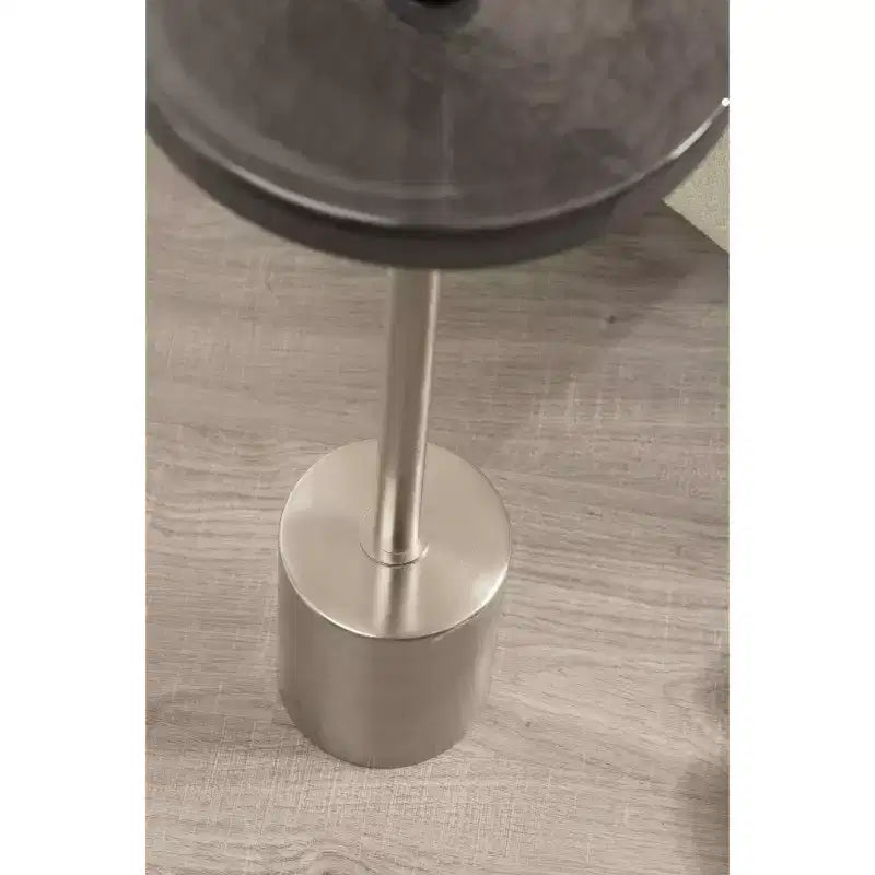 Table d'appoint ronde en verre