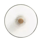 Table d'appoint ronde en verre