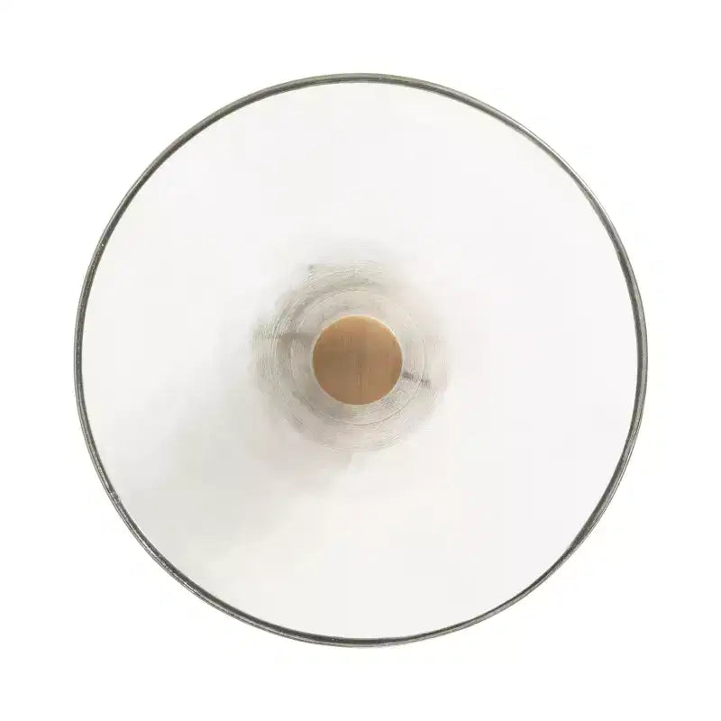 Table d'appoint ronde en verre