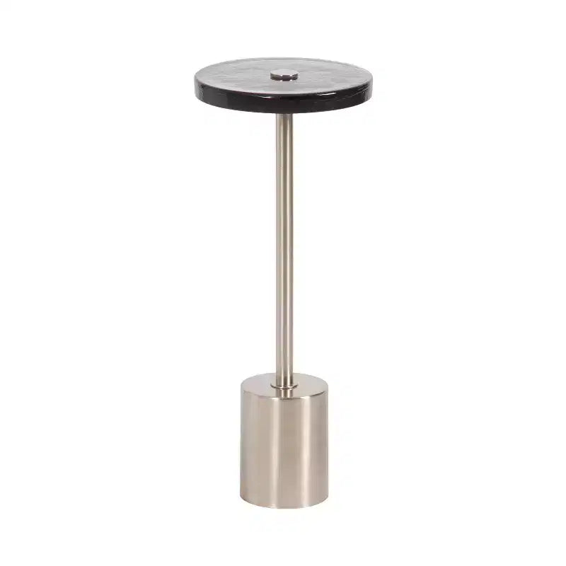 Table d'appoint ronde en verre