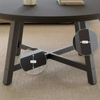 Table basse ronde 36 table basse, table basse circulaire tables basses industrielles avec pieds réglables