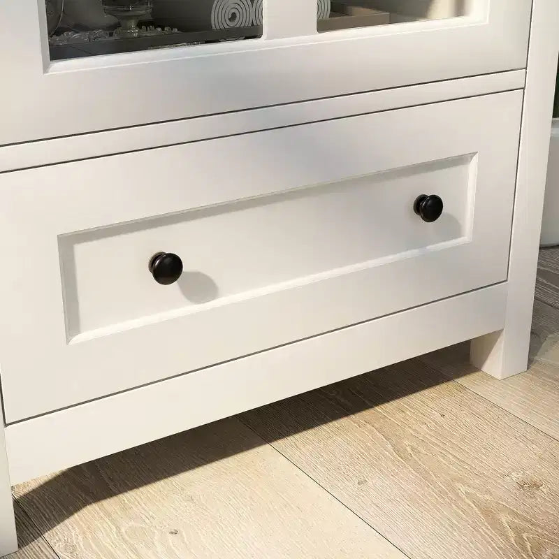 Buffet de rangement moderne 22 avec portes vitrées