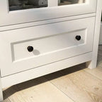 Buffet de rangement moderne 22 avec portes vitrées