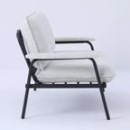 Canapé beige de 135 cm pour petit appartement, salon, chambre à coucher