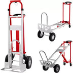 Chariot pliant à roulettes, capacité de 360 kg, diable pliant robuste, chariot de transport pliable pour la maison, l'entrepôt, le supermarché