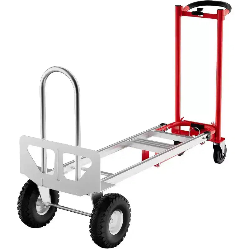 Dolly Cart with Wheels, 800Lbs Capacity, Heavy Duty Folding Hand Truck, Rolling Utility Cart for Transport and Moving in Home, Warehouse, Supermarket