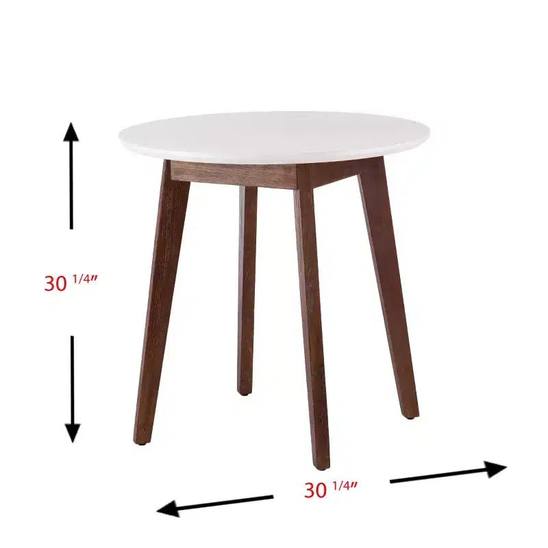 Table d'appoint - Blanc