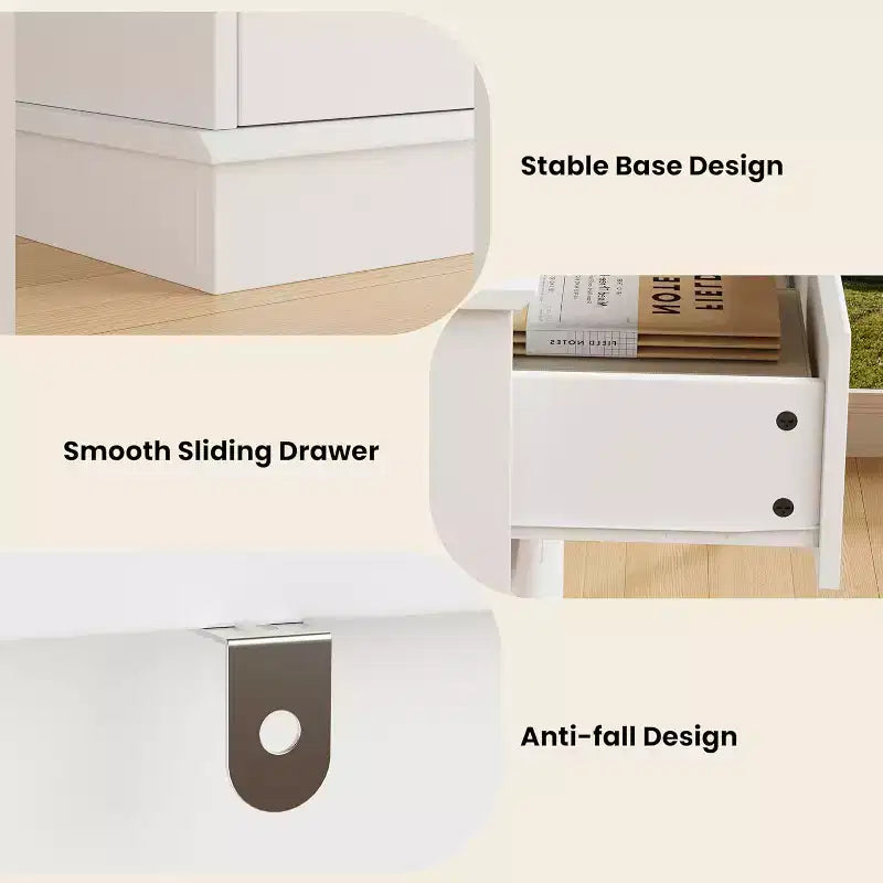 Commode à 6 tiroirs, organiseur de tiroirs de garde-robe moderne, armoire de rangement en bois pour chambre à coucher, salon, entrée