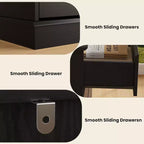 Commode à 6 tiroirs, organiseur de tiroirs de garde-robe moderne, armoire de rangement en bois pour chambre à coucher, salon, entrée
