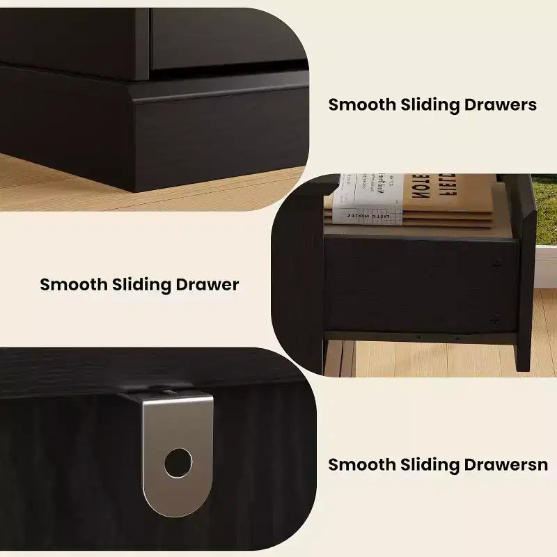 Commode à 6 tiroirs, organiseur de tiroirs de garde-robe moderne, armoire de rangement en bois pour chambre à coucher, salon, entrée