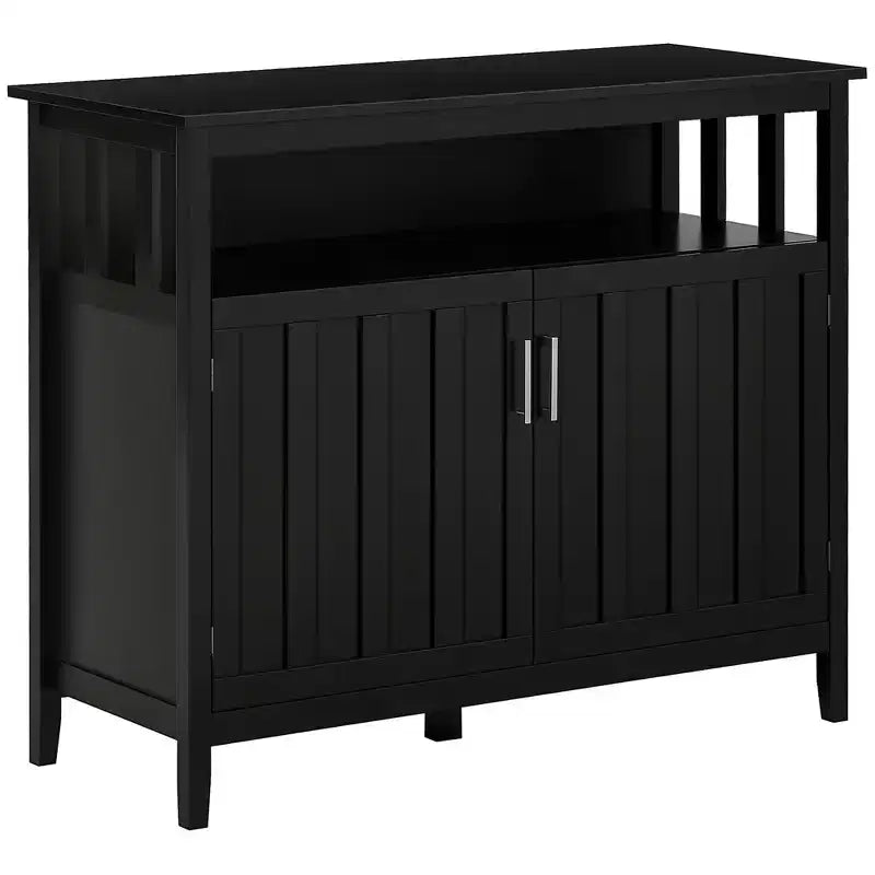 Sideboard Buffet Cabinet Bar Cabinet with 2 Doors and Adjustable Shelves, Console Table for Kitchen Entryway Living Room