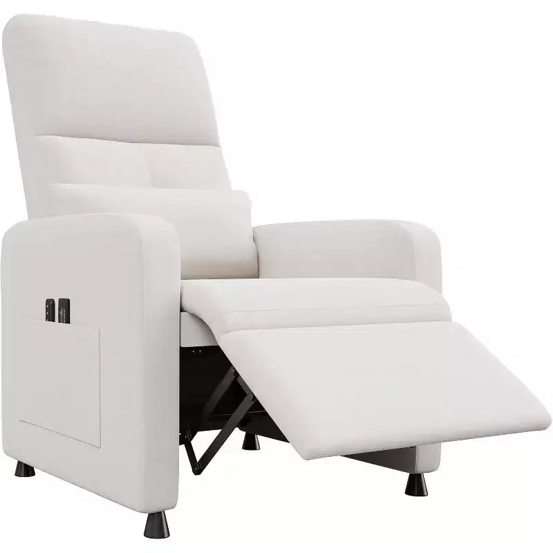 Fauteuil inclinable réglable ergonomique surdimensionné, Fauteuil de cinéma maison pour adultes avec poches latérales, Dossier haut, Siège rembourré, pour salon