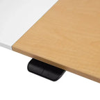 Bureau debout réglable en métal blanc : Station de travail ergonomique moderne, 120 cm de large