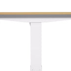 Bureau debout réglable en métal blanc : Station de travail ergonomique moderne, 120 cm de large