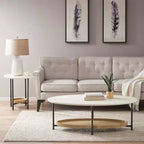 Table d'appoint Blanc/Naturel