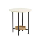 Table d'appoint Blanc/Naturel