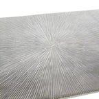 Console aluminium Glam argent - Robuste, aucun assemblage requis, usage intérieur