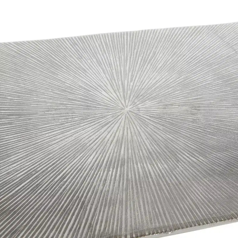 Console aluminium Glam argent - Robuste, aucun assemblage requis, usage intérieur