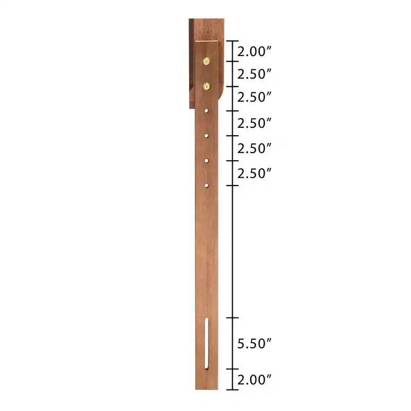 Tête de lit en bois, tissu capitonné, double, gris foncé/noyer marron – Touffes chevron, hauteur réglable