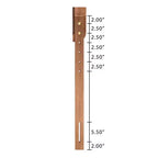Tête de lit en bois, tissu capitonné, double, gris foncé/noyer marron – Touffes chevron, hauteur réglable