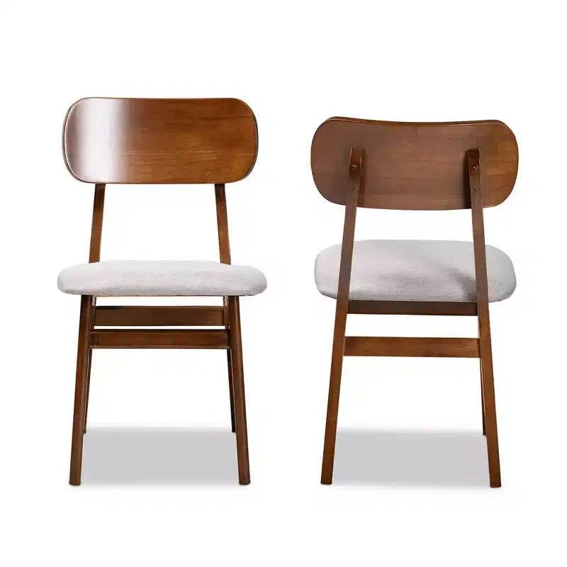 Lot de 2 chaises de salle à manger en bois