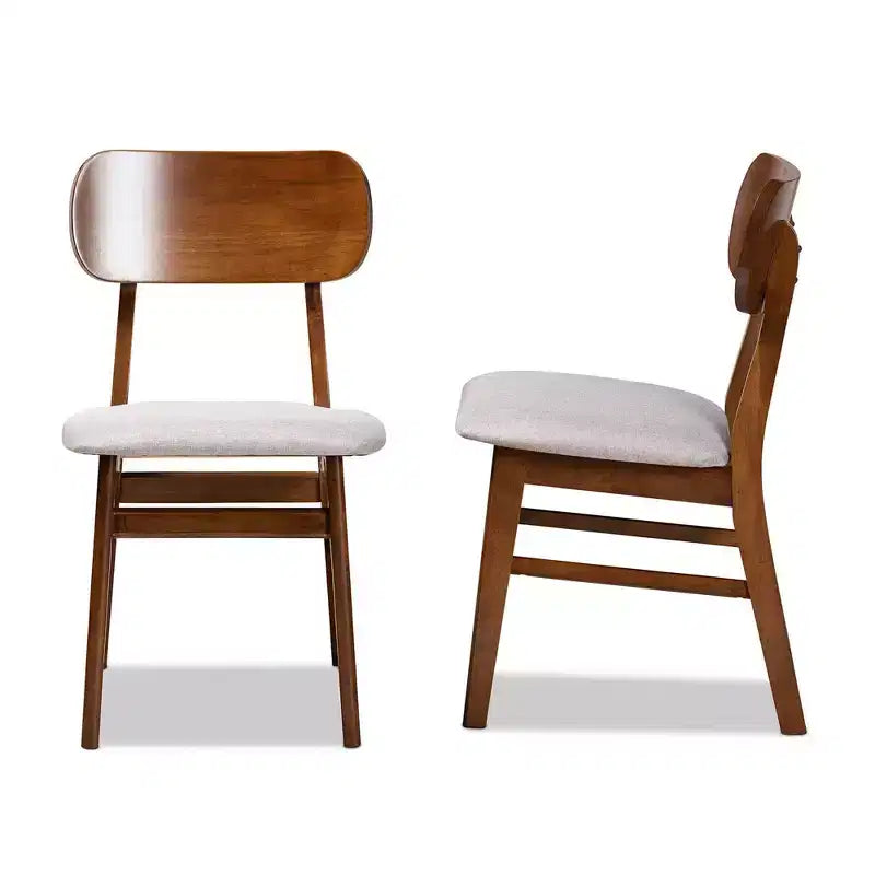 Lot de 2 chaises de salle à manger en bois