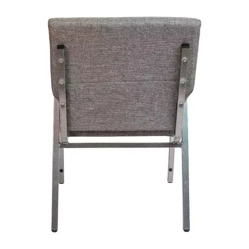 Chaise d'église empilable avec accoudoirs en bois, modèle 21W