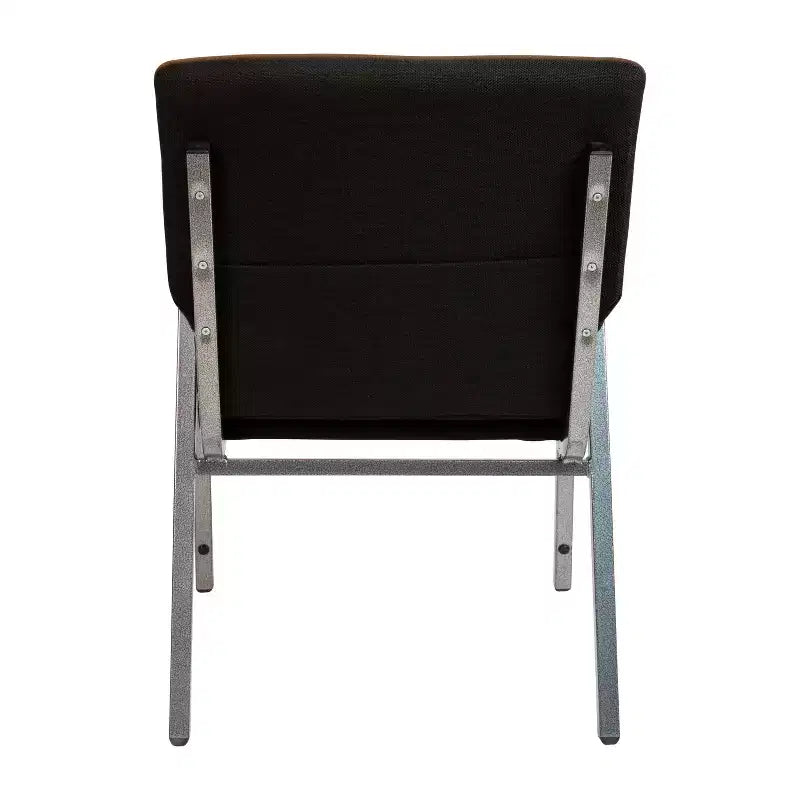 Chaise d'église empilable avec accoudoirs en bois, modèle 21W