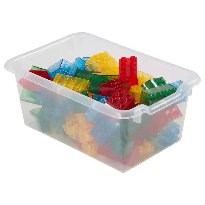Vestiaire enfant 5 sections avec banc et 5 bacs de rangement à façade évidée