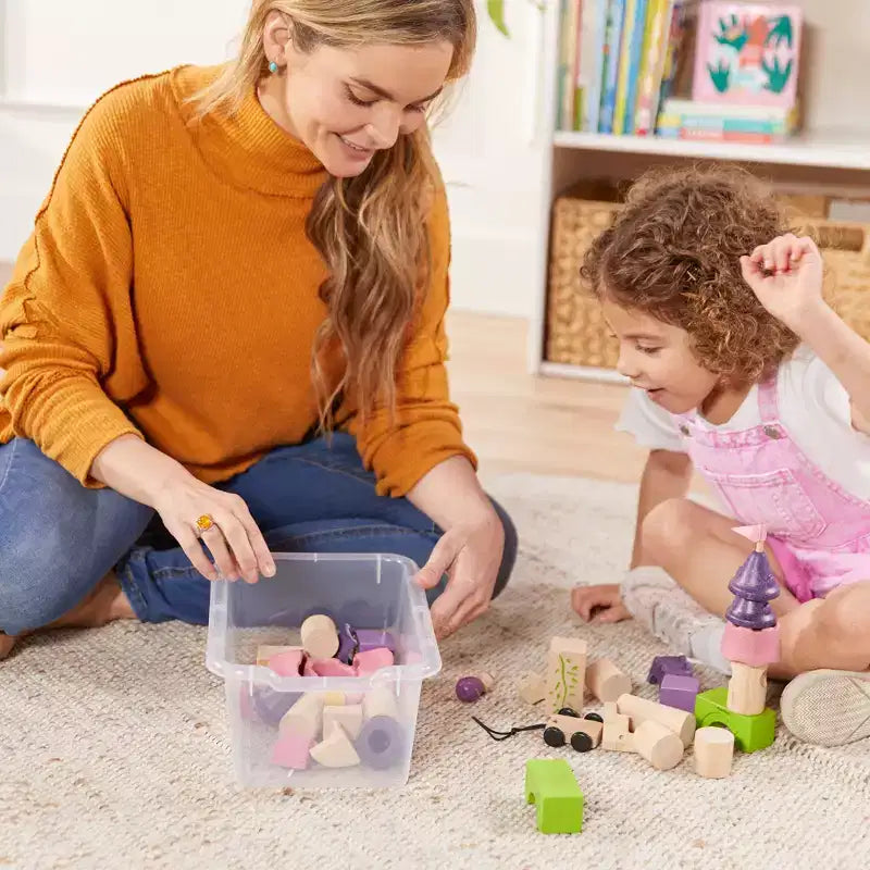 Vestiaire enfant 5 sections avec banc et 5 bacs de rangement à façade évidée