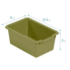 Vestiaire enfant 5 sections avec banc et 5 bacs de rangement à façade évidée