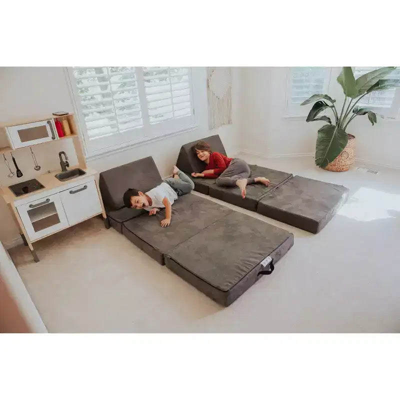 Tapis de jeu convertible en canapé et transat